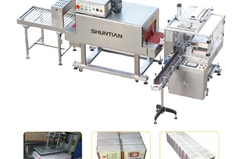 Fully-auto-Sleeve-Sealer-Shrink-Tunnel-Multirow