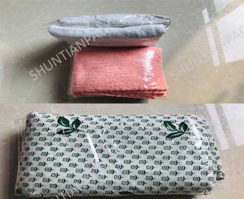 bedsheet-towel-blanket-laundry-shrink-wrap